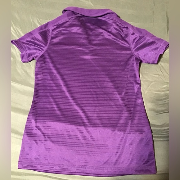 Used purple adidas golf polo. Size small. - Picture 2 of 4